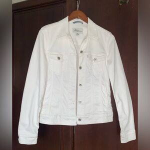 Levi's Women's White Jean Jacket stretchy S
